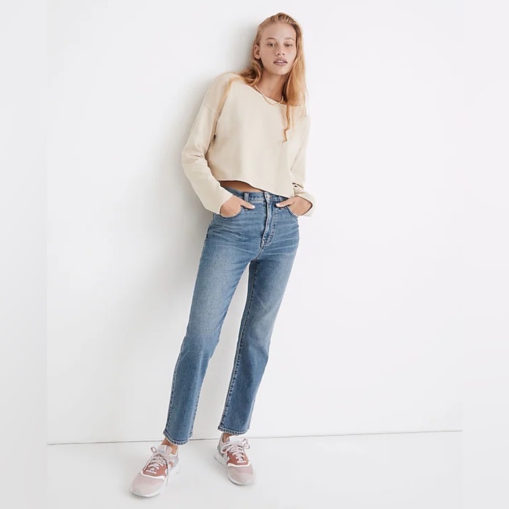 Madewell Slim Demi Boot Denim Jeans Enright Wash